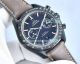 Swiss Replica Omega Speedmaster Watch D-Blue Dial Black Bezel Brown Leather Strap (2)_th.jpg